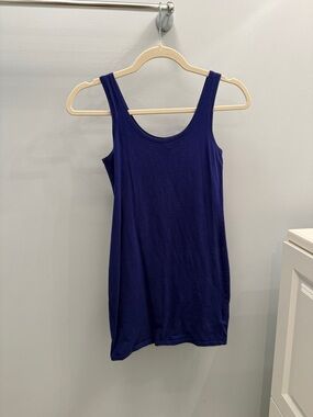 H&M Blue Scoop Neck Dress